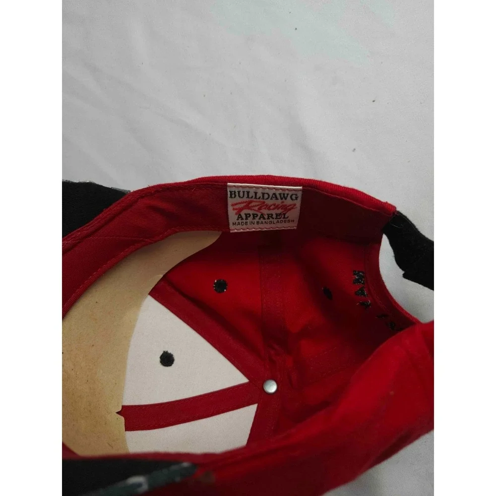 Vtg 2003 Winston Lowes Motor Speedway Baseball Cap OS Red Bulldawg NASCAR Racing